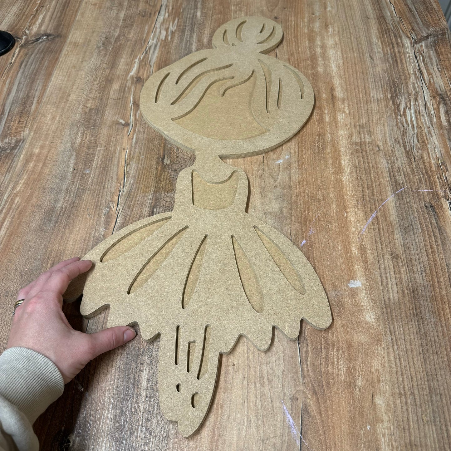 Die Glitzer-Ballerina für kleine Künstler