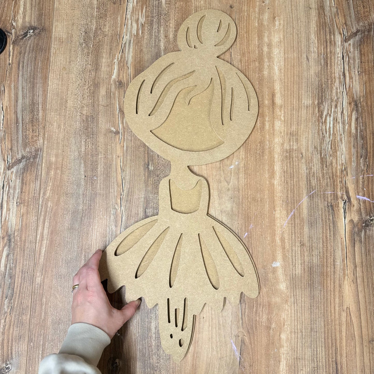 Die Glitzer-Ballerina für kleine Künstler