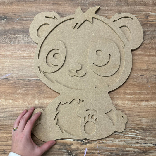 Der Kuschel-Panda für kleine Künstler