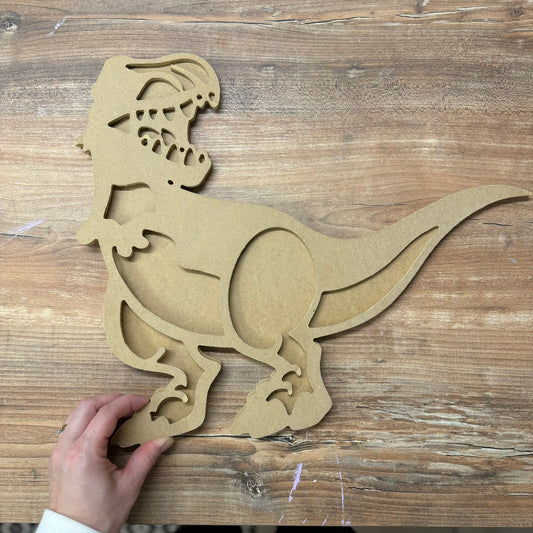 Der freche Dino für kleine Künstler