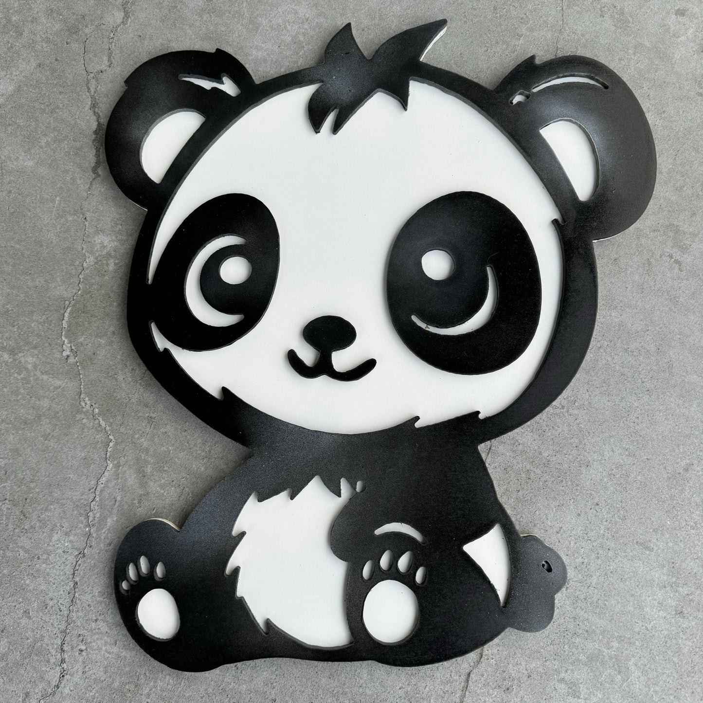 Wunderschönes Wandbild mit Kuschel-Panda