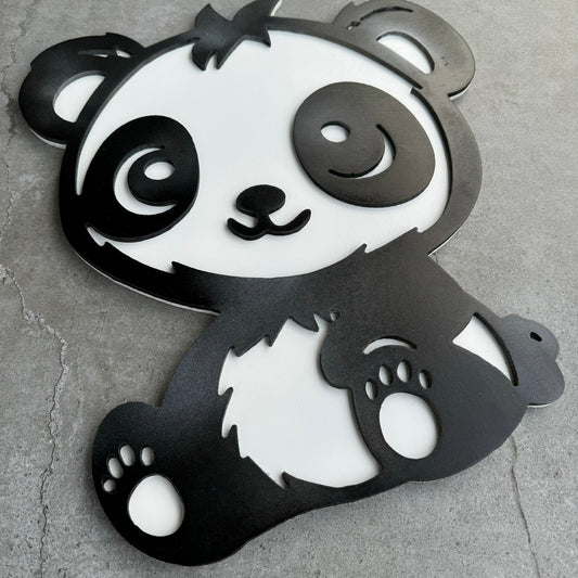 Wunderschönes Wandbild mit Kuschel-Panda