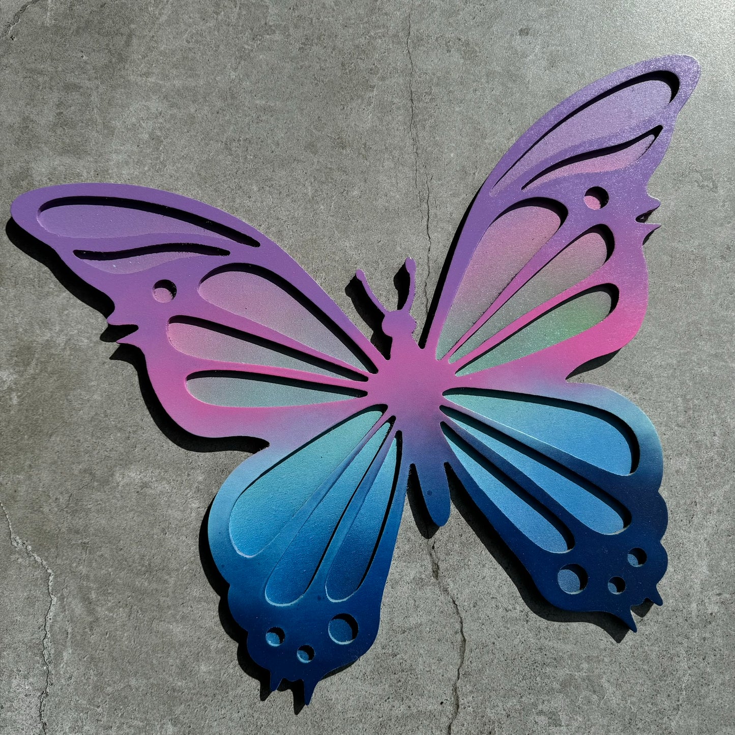 Wunderschönes Wandbild mit Feen-Schmetterling